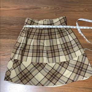 Preowned Plenty by Tracy Reese sz 2 plaid skirt